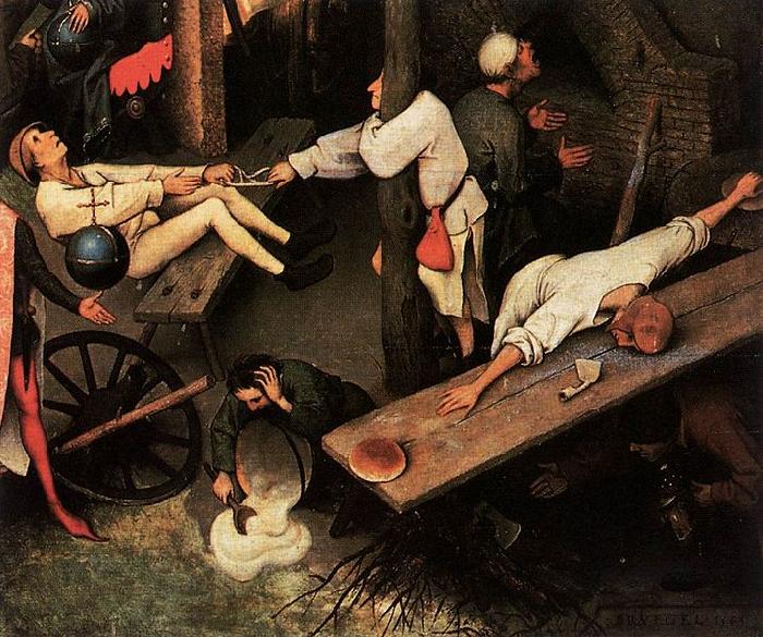 Pieter Bruegel the Elder Netherlandish Proverbs oil painting picture